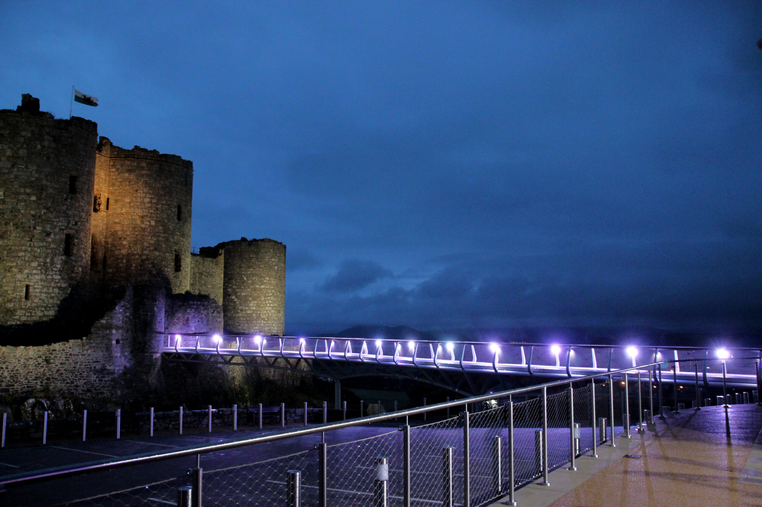 Harlech Castle - Architectural Lighting for Visitor Attractions