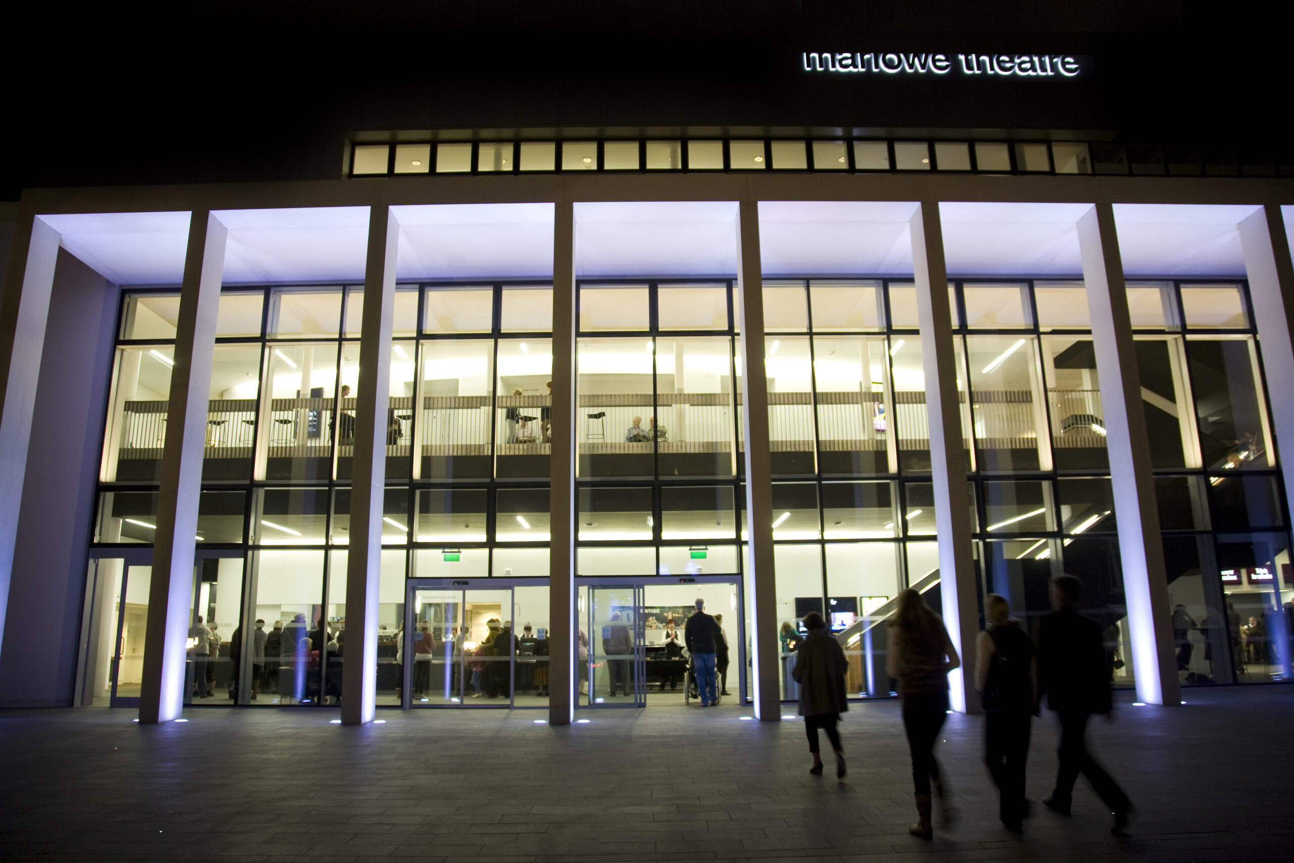 Lighting Integration - Exterior and Interior Lighting for Buildings - Marlowe Theatre, Canterbury