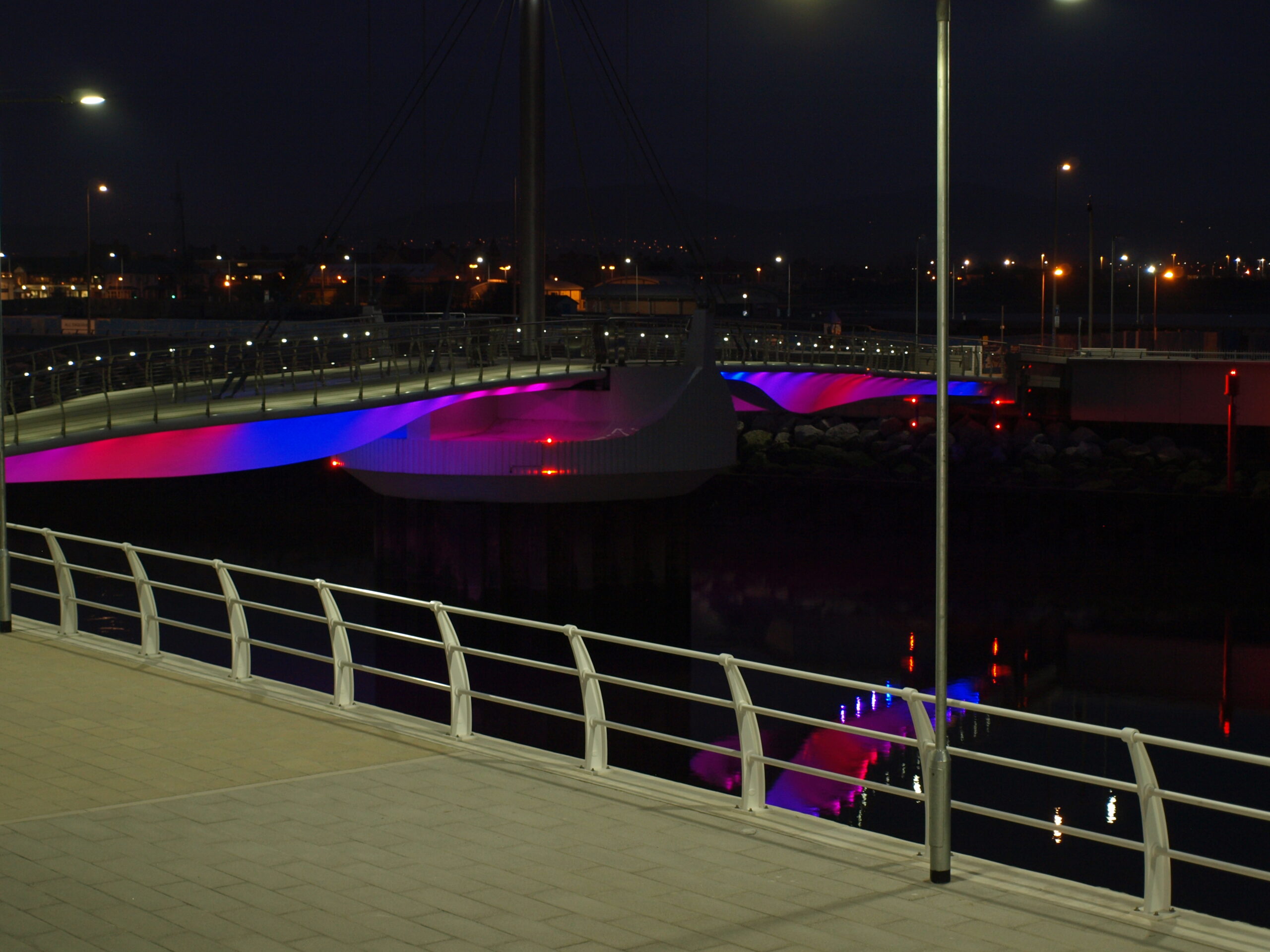 LTP Integration - Architectural Lighting for Bridges - Pont y Draig, Rhyl