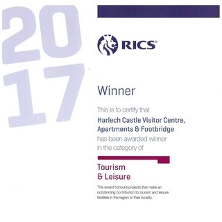 Harlech Castle wins RICS Award