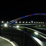 A52 Wyvern Footbridge - Handrail Lighting - Lighting Integration
