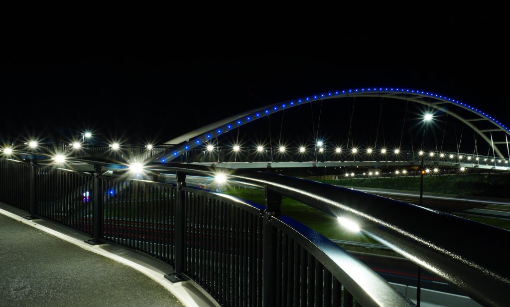 A52 Wyvern Footbridge - Task Lighting - LTP Integration